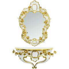 Зеркало с консолью «EMOZIONI» (розы)