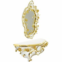 Зеркало с консолью «EMOZIONI» (розы)