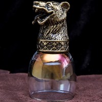 Подарочная стопка перевёртыш «Весёлый медведь» фиолетового цвета