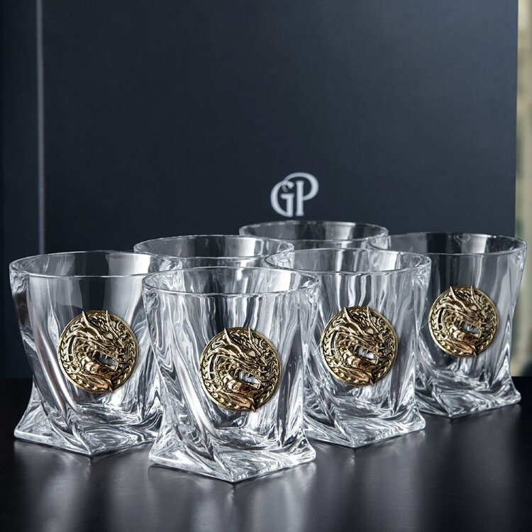 Сувенирный набор стаканов для виски «Дракон» — как символ 2024 года