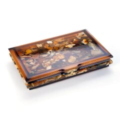 Подарочное домино «Мозайка» из натурального янтаря