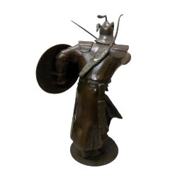 Большая скульптурная статуэтка «Кочевник» из бронзы