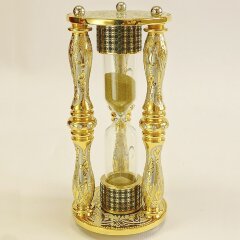 Часы песочные «Золотой песок» на 4,5 минут в подарок врачу