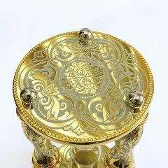 Часы песочные «Золотой песок» на 4,5 минут в подарок врачу