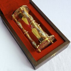 Часы песочные «Золотой песок» на 4,5 минут в подарок врачу