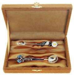 Набор серебряных ложек «Васильки и Ромашка»