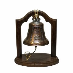 Бронзовый колокольчик «В день свадьбы»