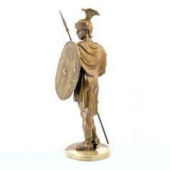 Большая скульптурная фигура «Римский воин» из бронзы