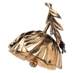 Бронзовый колокольчик «Мак»