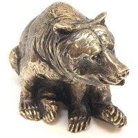 Бронзовая статуэтка «Бурый медведь»