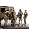 Масштабная диорама «Санитарный автомобиль Форд 1918»