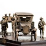 Масштабная диорама «Санитарный автомобиль Форд 1918»