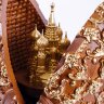 Резное пасхальное яйцо «Храм» из дерева