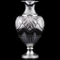 Эксклюзивная серебряная ваза амфора «VITTORIA» в единственном экземпляре в мире