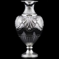 Эксклюзивная серебряная ваза амфора «VITTORIA» в единственном экземпляре в мире