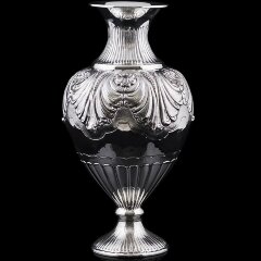 Эксклюзивная серебряная ваза амфора «VITTORIA» в единственном экземпляре в мире