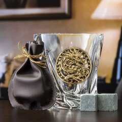 Подарочный набор стаканов для виски «Дракон» — как символ 2024 года