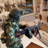 Большая фигура «Солдат с пулемётом» — русские подарки на день защитника Отечества