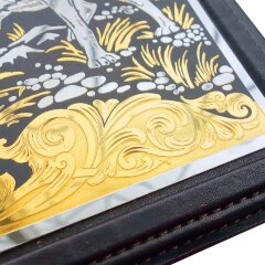 Малый ежедневник «Волк» в кожаном переплёте