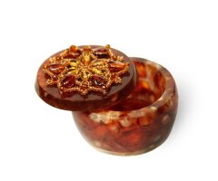 Шкатулка из янтаря «Звезда востока»