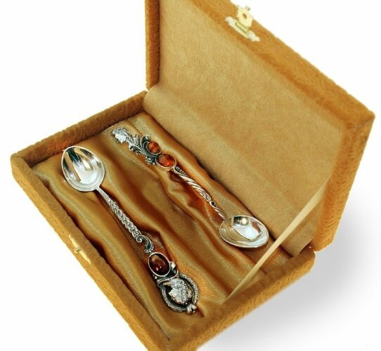 Набор серебряных ложек «Петр и Екатерина»