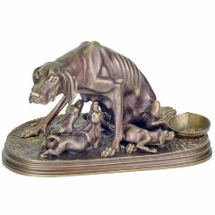 Скульптурная композиция «Семейство легавых»