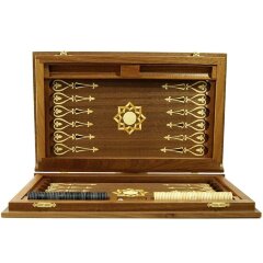 Деревянные нарды «Вязь» (махагон)