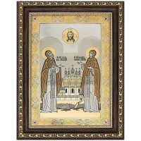 Эксклюзивная икона «Святые благоверные Петр и Феврония»