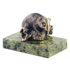 Бронзовая статуэтка «Мышка на конфете»