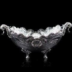 Эксклюзивная серебряная ваза ладья «CASTELLO» в единственном экземпляре в мире