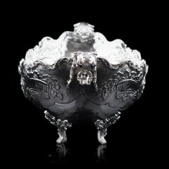 Эксклюзивная серебряная ваза ладья «CASTELLO» в единственном экземпляре в мире