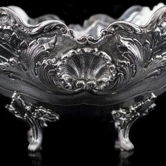 Эксклюзивная серебряная ваза ладья «CASTELLO» в единственном экземпляре в мире