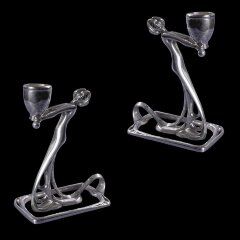 Серебряные подсвечники «Грация» (2 шт)