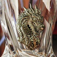 Подарочный набор из 4-х бокалов для виски «Дракон» — как символ 2024 года