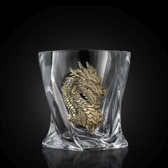 Подарочный набор из 4-х бокалов для виски «Дракон» — как символ 2024 года