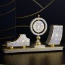 Настольный набор с часами «Графика» в подарок инженеру