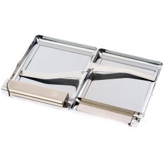 Портсигар карманный на 20 сигарет «Родонит» с зажигалкой в подарок женщине