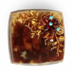 Шкатулка из янтаря «Летняя ночь»