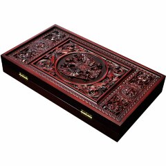 Купить нарды резные «Герб России» из массива дерева