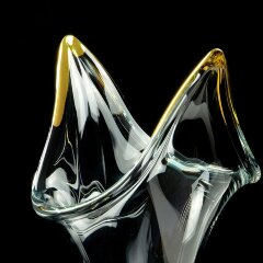 Хрустальная ваза для цветов «DECOR»