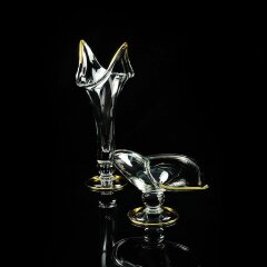 Хрустальная ваза для цветов «DECOR»