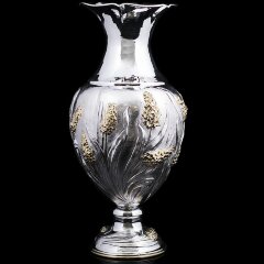 Эксклюзивная серебряная ваза «FLORA» в единственном экземпляре в мире