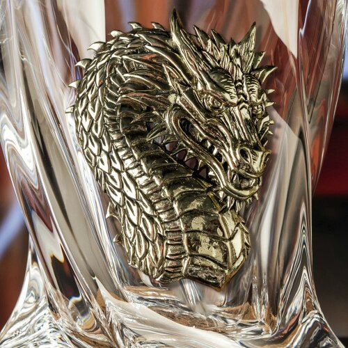 Сувенирный набор из 4-х стаканов для виски «Дракон» — как символ 2024 года