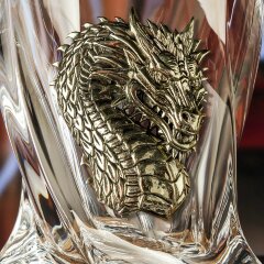 Сувенирный набор из 4-х стаканов для виски «Дракон» — как символ 2024 года