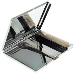 Портсигар металлический на 10 сигарет «Родонит» с зажигалкой в подарок женщине