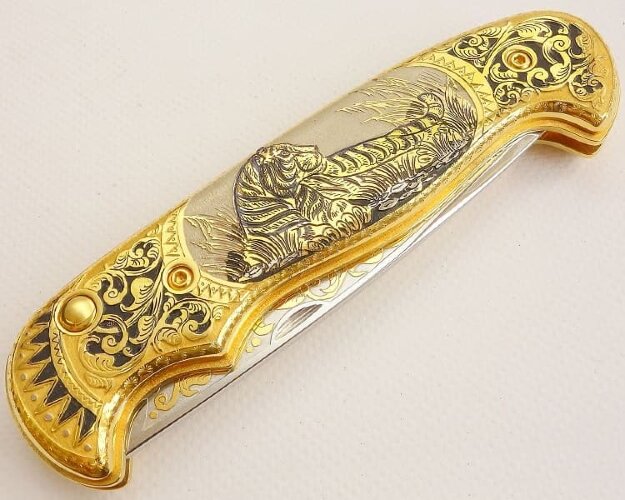 Нож складной увеличенный