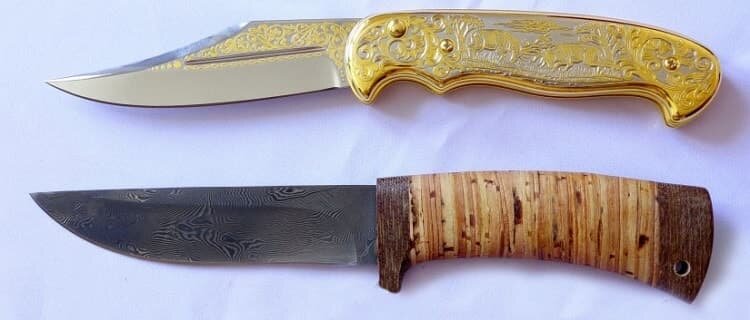 Нож складной увеличенный