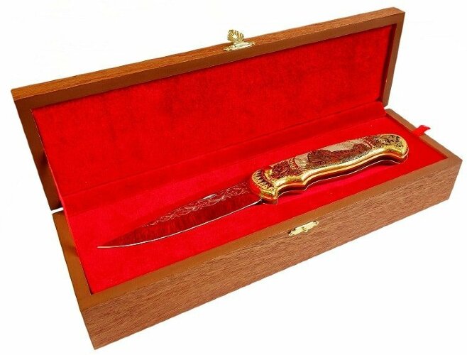 Нож складной увеличенный