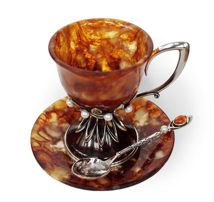 Кофейная чашка из янтаря «Императрица»