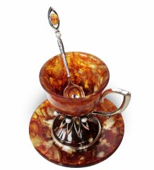 Кофейная чашка из янтаря «Императрица»